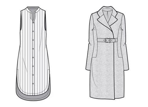 品牌公司是這樣畫款式圖的 帶你全面了解企業服裝款式圖